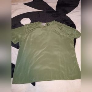Green blouse